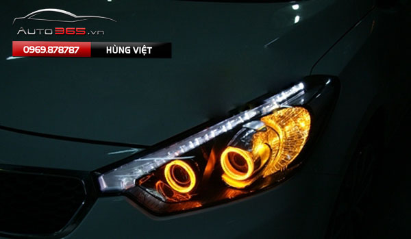 Độ đèn cho kia k3 siêu sáng lừng danh